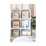 Asseds Store Jüt Dolap Içi Organizer Takı, Makyaj, Banyo, Ofis Düzenleyici Saklama Kutusu 30X30X30 cm - -50 C