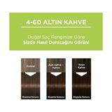 Asseds Store Kalıcı Doğal Renkler 4-60 Altın Kahve Kakao Yağı & Yulaf Çekirdeği Özlü Saç Boyası