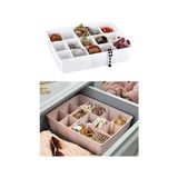 Asseds Store Kapaksız Dolap Içi 15 Bölmeli Çekmece Düzenleyici Plastik Hobi Kutusu Takı Makyaj Saklama Kabı Organizer (Beyaz) - 001-Renkli - Option-1