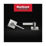 Asseds Store Kapı Kolu Akıllı Anahtar Anahtar Anahtar Güvenlik Anahtarlı Giriş Kilidi, Cilalı Krom Kare Gül - Antrasit - Option-1