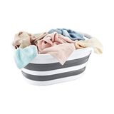 Asseds Store Katlanabilir Plastik Çamaşır Selesi Sepeti, Çok Amaçlı Katlanabilir Oyuncak Sepeti, Hafif ve Dayanıklı, Mükemmel Organizasyon ve Depolama Çözümü (27 Litre) - 1 kg
