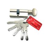 Asseds Store Kilit 164 Bme Göbeği, Emniyet Kartlı Bilyalı Silindiri, Barel (Nikel Kaplama) (68 mm (Mandallı)) - Antrasit - Option-1