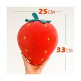 Asseds Store Kirmizi Çilek Figürlü Kırlent - Yastık | 33CM - 001-Renkli - Option-1