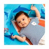 Asseds Store Küçük Denizcilere Hediye Bebek Fotoğraf Battaniyesi Seti Aylık Çekim Battaniye - 0 Siyah - --