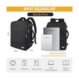 Asseds Store Laptop Sırt Çantası, Seyahat Çantası Hafif El Çantası Küçük Bavul Valiz, Uçak Onaylı Kabin Çantası, Erkek ve Bayan Için, 15.6 Inç Notebook Dizüstü Bilgisayar Laptop Çantası - Option-1 - 001-Renkli