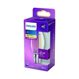 Asseds Store LED 40W B35 LED Mum Filament Ampul, 2700K Sarı Işık, E14 Ince Duy, Dim Edilmez - 1 - 10 W - Amber