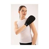 Asseds Store Premium Siyah 3'lü Kese Seti, Peeling Eldiveni, Yüz KESESI%100 Floş Ipek Normal,orta,hassas Ciltler - Option-1