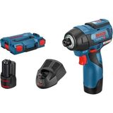 Asseds Store Professional Gdr 12V-110 Akülü Darbeli Somun Sıkma (12 Volt, 2 x 3,0 Ah Akü, Şarj Cihazı, L-Boxx Çanta, 110 Nm Maks. Tork, 1/4" Altıgen Uç Girişi)