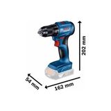 Asseds Store Professional Gsr 185-LI Akülü Delme Vidalama Makinesi (18 Volt, 2 x 2,0 Ah Akü, Şarj Cihazı, Yumuşak/sert Tork: 21/50 Nm; L- Plastik Çanta) - Option-1