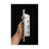 Asseds Store Pvc Wc Gömme Kilit, 35 mm, Metal, Dayanıklı, Banyo Kapısı, Güvenlik Mekanizması - Option-1 - 0 - Siyah - 1 Adet