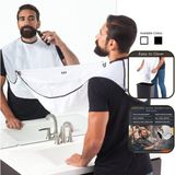 Asseds Store Sakal Önlüğü Sakal Önlüğü - Erkekler Tıraş ve Düzeltme Için Sakal Saç Toplayıcı, Yapışmaz Sakal Pelerini Bakım Bezi, Su Geçirmez, 2 Vantuzlu, Erkek/baba/koca Için Sevgililer Günü Hediyeleri - Option-1