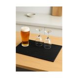 Asseds Store Silikon Bar Matı, Siyah, Kaymaz Tezgah ve Bulaşık Kurutma Matı, 43X29 Cm, Mutfak ve Bar Için - 0 Siyah - Option-1