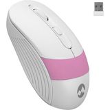 Asseds Store Sm-18 USB Beyaz/pembe 2.4ghz Optik Kablosuz Mouse - Option-1 - 001-Renkli