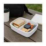 Asseds Store Store Vakumlu Lunchbox Yemek Kabı – Sızdırmaz, Taşınabilir ve Sağlıklı Saklama Kutusu | Çatal Kaşık Bölmeli | Gıda Dostu (Gri) - Kestane Akaju - Option-1