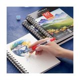 Asseds Store Sulu Boya Kağıdı Boyama Bloğu 3'lü Set, Her Sulu Boya Bloğu Için 30 Yaprak 13,9 cm x 21,6 Cm, 300 G/m² Soğuk Preslenmiş Asit Içermeyen Sulu Boya Kağıdı, Sulu Boya ve Karışık Medya Için - -- - Option-1