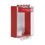Asseds Store Technology International, Inc. STI-13210FR Stopper®, Yangın Etiketi ve Kablo Giriş Delikleri ile Yüzeye Monte, Iç ve Dış Mekan Polikarbonat Koruyucu Kapak, Acil Durum Butonu Veya - 0 - Siyah