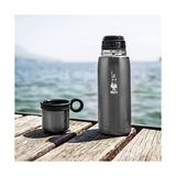 Asseds Store - Termos - 460ML - Koyu Gri Renk - Paslanmaz Çelik - Çift Katmanlı - 12 Saat 24 Saat Soğuk Tutar - Bardaklı Kapak Özelliği - 0,25 L
