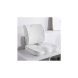 Asseds Store Whiteblanco Bambu Kılıflı Oturma Minderi ve Sırt Yastığı Seti - Option-1