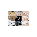 Asseds Store Yapışkanlı Mini 20LI Klips USB Pc Adaptör Kablo Tutucu Aparat Şeffaf Masa.kablo - Option-1 - 0 - Siyah