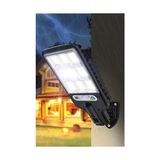 Asseds Store Yeni Model Güneş Enerjili Solar 120 Ledli 3 Modlu Su Geçirmez Bahçe Kapı Önü Lambası - 0,6 x 19 x 29 cm - 00 Beyaz