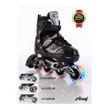 assef Sports Paten Çocuk Paten Işıklı Paten Silikon Teker Paten Ayarlanabilir Paten