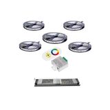 Asşerit Led Rgb Şerit Led 25 Metre Dokunmatik Kumanda Ultra Slim Trafo 3 Çip 5050 İç Mekan