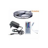Asşerit Led Şerit Led Rgb 2 Metre Kumandalı 20 Renk 3 Çipli Iç Mekan Tak Çalıştır