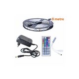 Asşerit Led Şerit Led Rgb 8 Metre Kumandalı 20 Renk 3 Çipli Iç Mekan Tak Çalıştır
