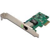 Assmann Digitus 1 Port 10/100/1000 Mbps Gigabit PCI Express Ethernet Kartı, 32-bit, Realtek RTL8168E chipset'li, Low Profile Bracket