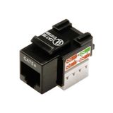Assmann Digitus Cat-5E Keystone Jack, Zırhsız (Unshielded), Rj45, Siyah Renk