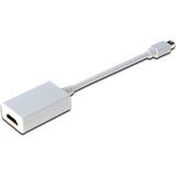 Assmann DIGITUS DisplayPort Adapter / Converter, Type mini-DP - HDMI A M/F, 0.15m, DP 1.1a compatible, wh