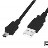 Assmann USB 2.0 Bağlantı Kablosu, USB A Erkek - USB mini B (5 pin) Erkek, 1 metre, AWG 28, USB 2.0 uyumlu, U