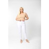ASSO Mom Fit Jean Büyük Beden Yüksek Bel Pileli Esnek Kot Pantolon