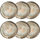 Assos Pasta Tabağı Seti 6lı -20CM - RENKSİZ - Çok Renkli