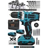 Assur 12V Çift Akü Şarjlı Matkap Metal Şanzıman Akülü Vidalama