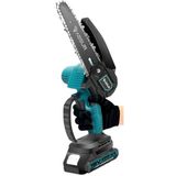 ASSUR 18V Akülü Ağaç Budama Testere, Çift Akü, 15 cm Pala, Metal Dişli Şanzıman,Mavi, Taşıma Çantalı