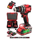 Assur 21V Pro Seri Kömürsüz Çift Akülü Metal Şanzıman LED Işıklı Taşıma Çantalı Şarjlı Darbeli Matkap