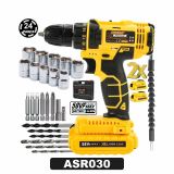 Assur 58VF Sarı Şarjlı Avuç Taşlama Makinesi