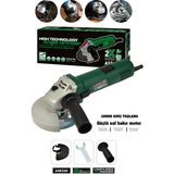Assur 850W Avuç Taşlama Makinesi 125mm Bakır Sargılı Spiral Yüksek Performans ve Dayanıklı Tasarım
