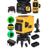 Assur Asr908 360 12 Köşe Su Terazili Lazer Metre Hizalama Sarı