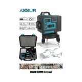 Assur Asr909 360 12 Köşe Su Terazili Lazer Metre Hizalama Mavi