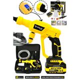 Assur Plus 21V 2 Batarya Kömürsüz Motor Dijital Ekranlı Yüksek Basınçlı Akülü Şarjlı Oto Araba Yıkama Makinesi