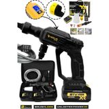 Assur Plus 21V Kömürsüz Motor Yüksek Basınçlı Akülü Oto Araba Yıkama Makinesi Şarjlı - 2856