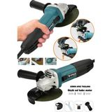 Assur Plus Assur Çift Metal Şanzıman Avuç İçi Taşlama Makinesi 125 mm Mavi ASR333-Mavi 01-1