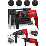 Assur Profesyonel Metal Şanzıman Kırıcı Delici Hilti Darbeli Matkap 2 - 28MM - 1800