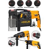 Assur Profesyonel Metal Şanzıman Kırıcı Delici Hilti Darbeli Matkap 2 - 28MM - 1804