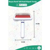 Ast Gross Pet Evcil Hayvan Kedi Köpek Fırçası Telli Beyaz Tarak Köpek ve Kedi Kaşıma Aparatı