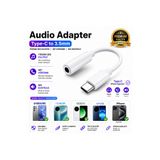 Astakos Aux Type-C to 3.5mm Jack Kulaklık Dönüştürücü DAC Çipli iPhone 14 15 16 17 ve Type-C Android Uyumlu Ses Adaptörü