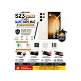 Astakos Samsung Galaxy s23 ultra Uyumlu Nano Hidrojel Kırılmaz Ekran Koruyucu Darbe Emici Tam Kaplama