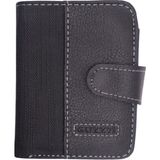 Astakos Unisex Spor Dikey Kesim Nota Tekstil Kartlık Cüzdan Boy 11X8.5CM - 00-Siyah